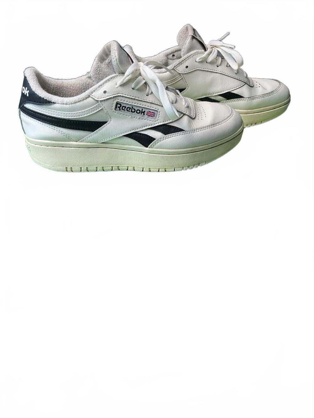 Reebok Classic White and Black Sneakers Men's Size 11
